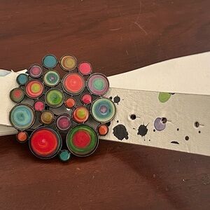 Desigual Multicolor Artistic Belt